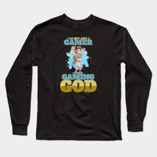 Gaming God Fun Design for Gamers Long Sleeve T-Shirt